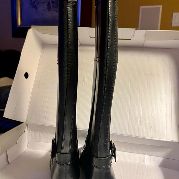 BANDOLINO “TALL” BLK/BRN Multi-LEATHER 🐎Jimani Riding Boots NEW w/or without Box - Picture 7 of 16